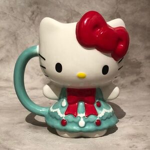 HELLO KITTY CHRISTMAS MUG CUP HOLIDAY COFFEE MUG